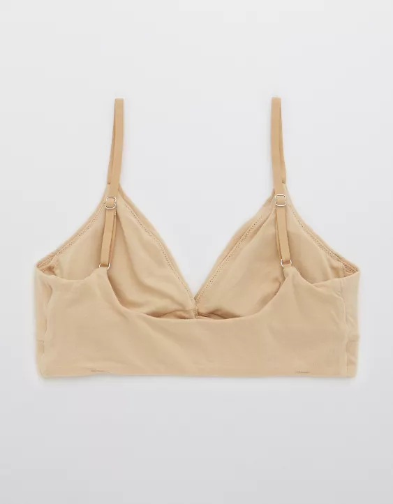 Aerie Slick Chicks Adaptive Lounge VELCRO® Brand Fasteners Bra Sands - Image 5