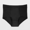 Aerie The Period Company Microfiber Boyshort Medium Flow Black