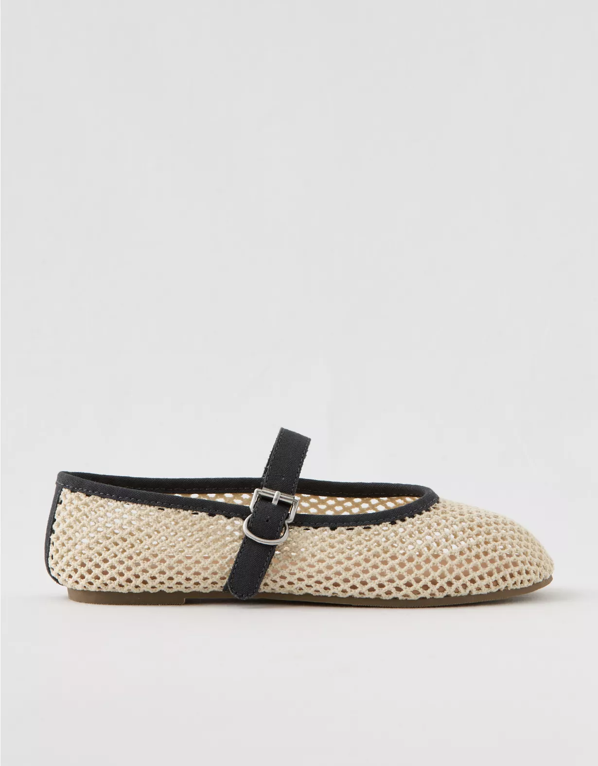 Aerie Crochet Ballet Flats Sandbar