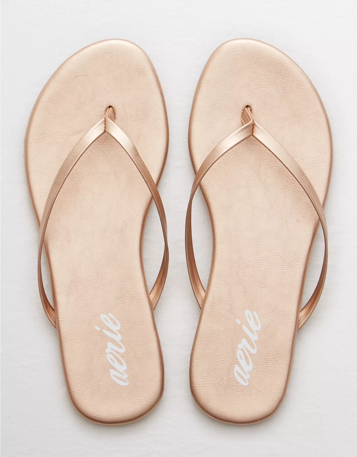 Aerie Flip Flop Rose Gold