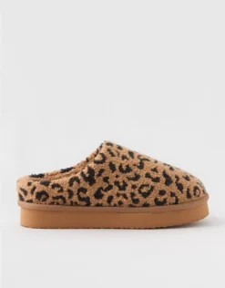 Aerie Sherpa Scuff Slippers Sand