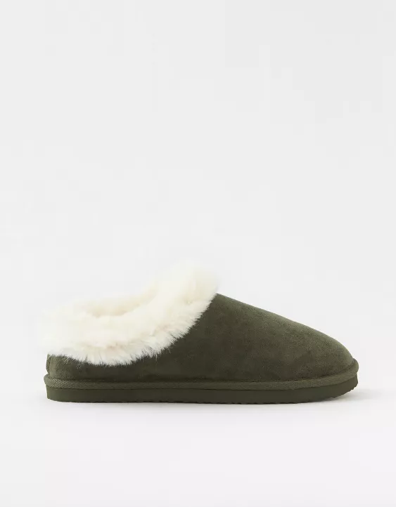 Aerie Fur Scruff Slippers - Image 2