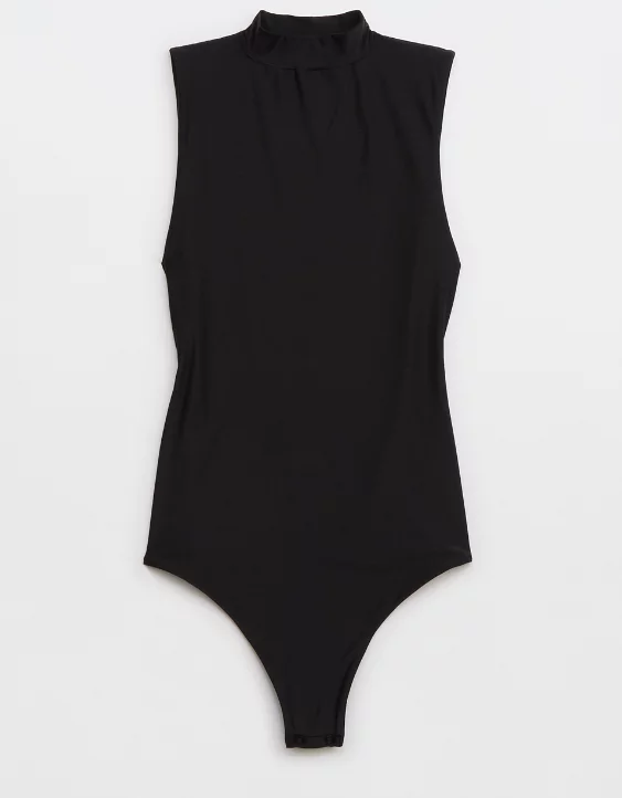 Aerie SMOOTHEZ Mock Neck Bodysuit - Image 3
