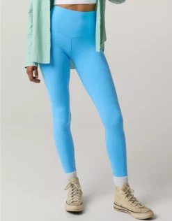OFFLINE By Aerie Real Me XTRA High Waisted Legging Blue Vinyl