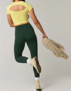 OFFLINE By Aerie Real Me XTRA High Waisted Legging Mystical Green