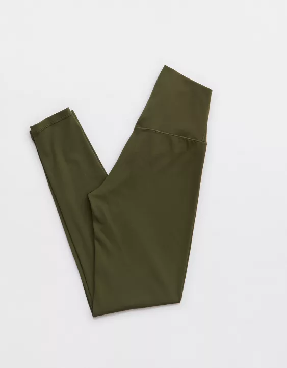 OFFLINE By Aerie Real Me XTRA High Waisted Legging Military Green - Image 4