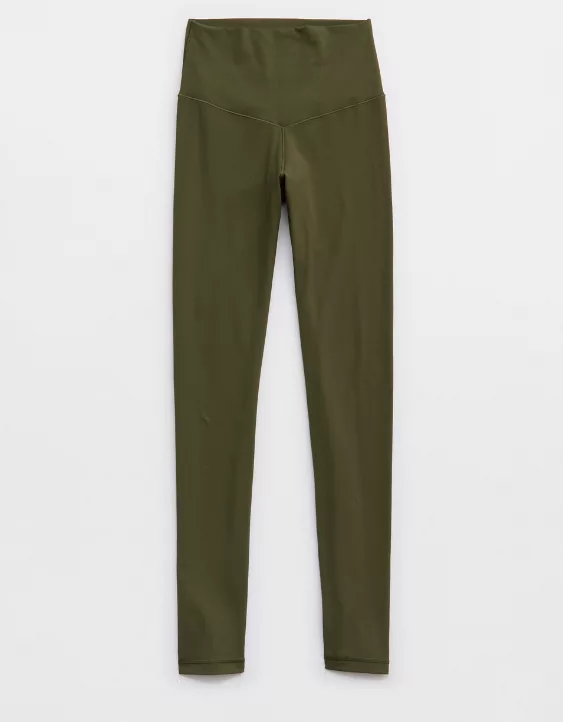 OFFLINE By Aerie Real Me XTRA High Waisted Legging Military Green - Image 3