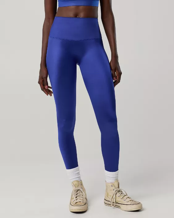 OFFLINE By Aerie Goals Gloss High Waisted Legging Deep Cobalt - Image 5