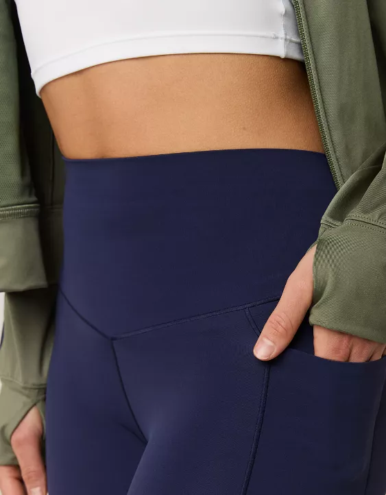 OFFLINE By Aerie Real Me XTRA High Waisted Pocket Legging Royal Navy - Image 6