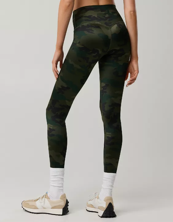 OFFLINE By Aerie Goals Gloss High Waisted Legging Olive Daze - Image 2