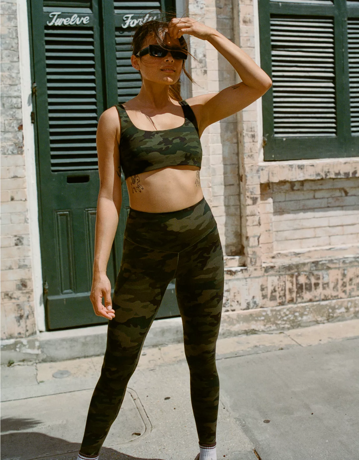 OFFLINE By Aerie Real Me XTRA High Waisted Legging Olive Daze