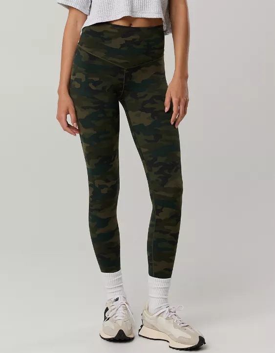 OFFLINE By Aerie Real Me XTRA High Waisted Legging Olive Daze - Image 6