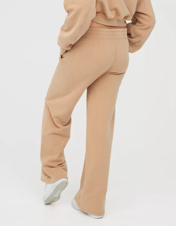 OFFLINE By Aerie Throw-Back Fleece Wide Leg Pant - Image 2