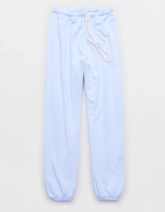 OFFLINE By Aerie OTT Fleece Jogger Eyelet Blue - Image 3