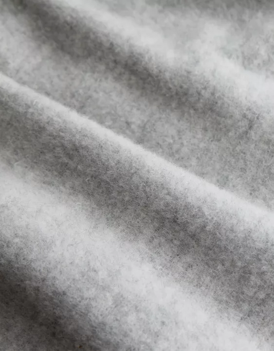 OFFLINE By Aerie OTT Fleece Super Wide Leg Pant Medium Heather Gray - Image 6