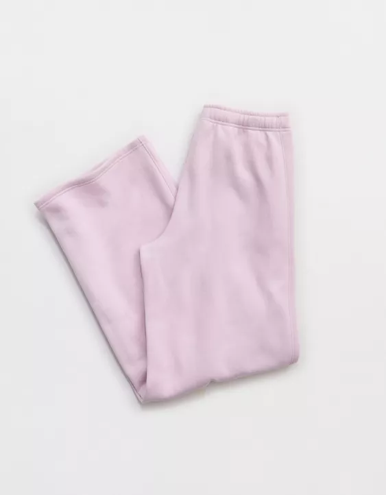 OFFLINE By Aerie Cloud Fleece Trouser Orchid - Image 4
