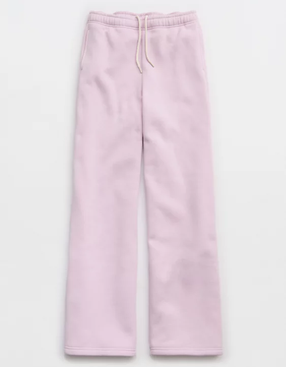 OFFLINE By Aerie Cloud Fleece Trouser Orchid - Image 3