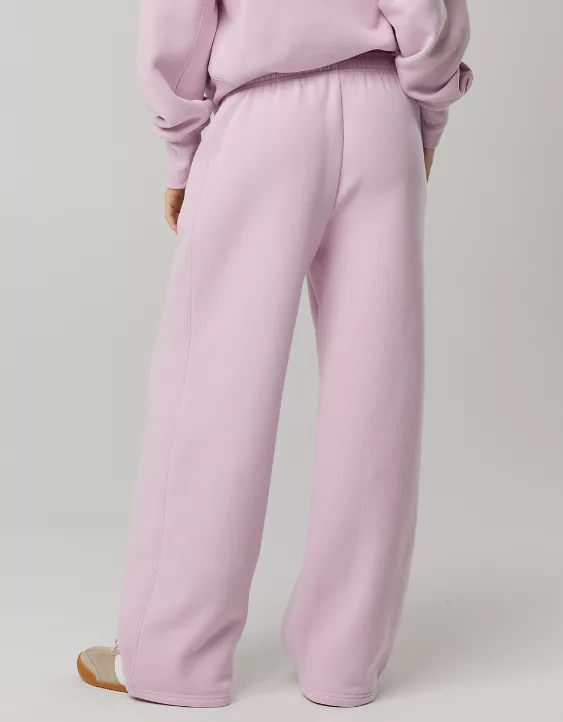 OFFLINE By Aerie Cloud Fleece Trouser Orchid - Image 2