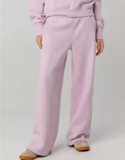 OFFLINE By Aerie Cloud Fleece Trouser Orchid