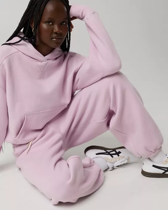 OFFLINE By Aerie Cloud Fleece Baggy Jogger Orchid - Image 6