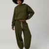 OFFLINE By Aerie Cloud Fleece Baggy Jogger Military Green