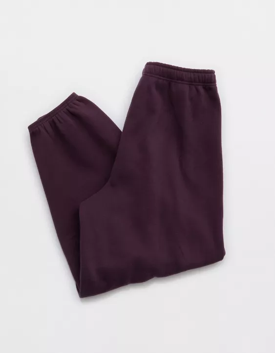 OFFLINE By Aerie Cloud Fleece Baggy Jogger Cool Berry - Image 4