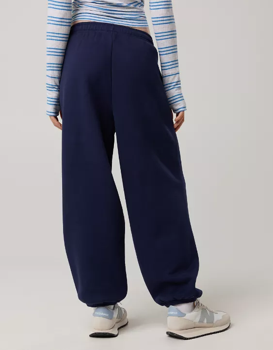 OFFLINE By Aerie Cloud Fleece Baggy Jogger Royal Navy - Image 3