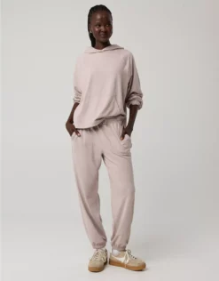 OFFLINE By Aerie Weekend Away Jogger Pebble