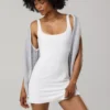 OFFLINE By Aerie Real Me XTRA Scoop Neck Dress White