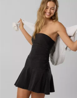 OFFLINE By Aerie OG Sunlight Mini Dress True Black