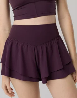 OFFLINE By Aerie Real Me Flirty Short Cool Berry