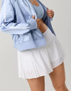 OFFLINE By Aerie Real Me Pleated Flowy Short White