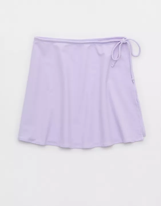 Aerie Terry Swim Mini Sarong Lavender - Image 3