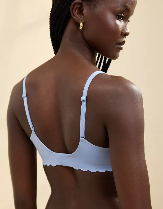 Aerie SMOOTHEZ Demi Lightly Lined Bra Monaco Blue - Image 2