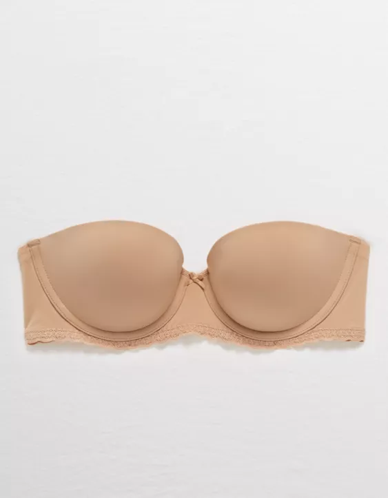 Aerie Real Happy Strapless Push Up Bra Sands - Image 3