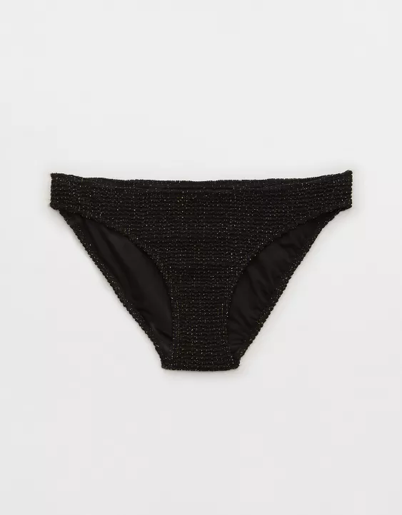 Aerie Lurex Crinkle Full Coverage Bikini Bottom - Image 3