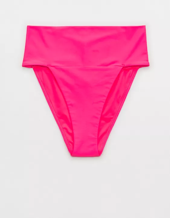Aerie Banded High Cut Cheeky Bikini Bottom - Image 3