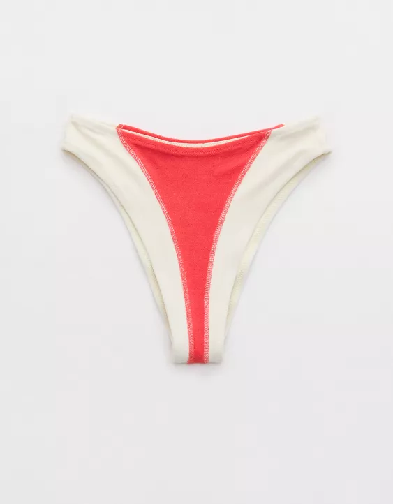 Aerie ONEONE Anika Bikini Bottom Red - Image 4