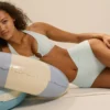 Aerie Crossover High Waisted Bikini Bottom Misty Sky