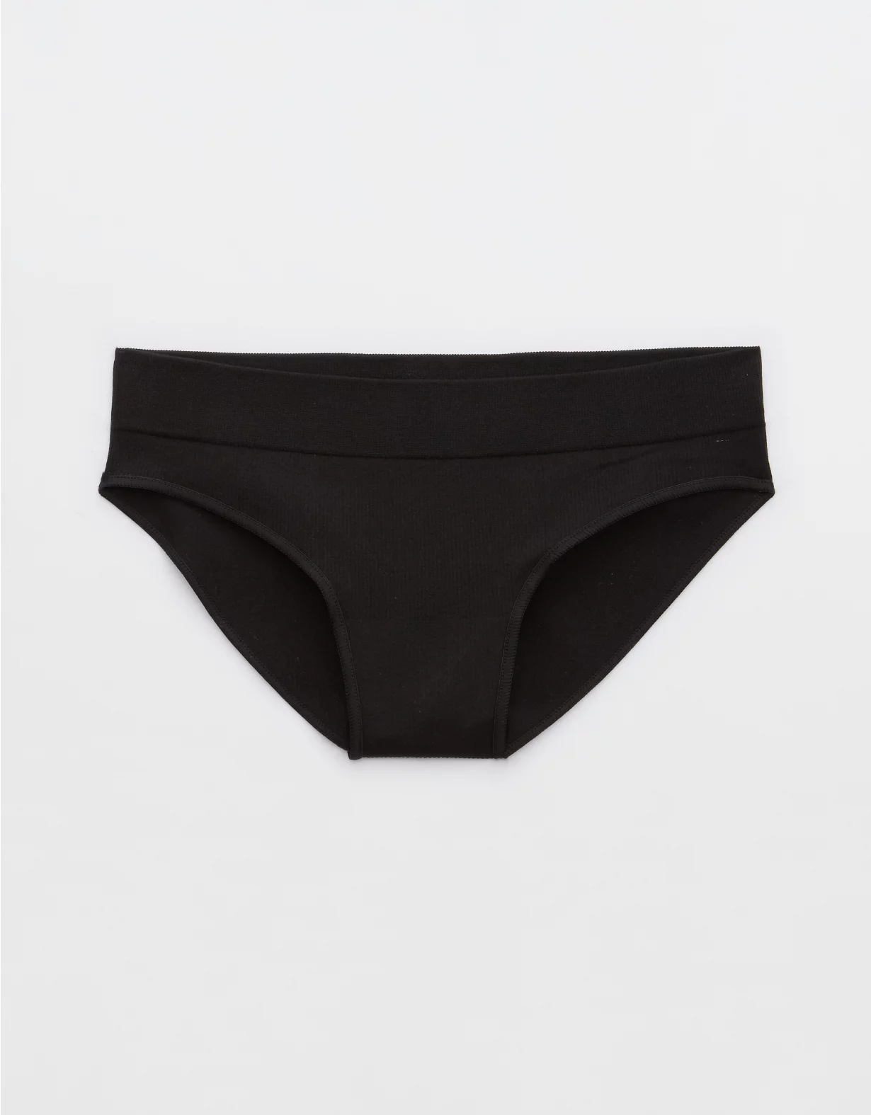 Aerie Superchill Seamless Bikini Underwear True Black