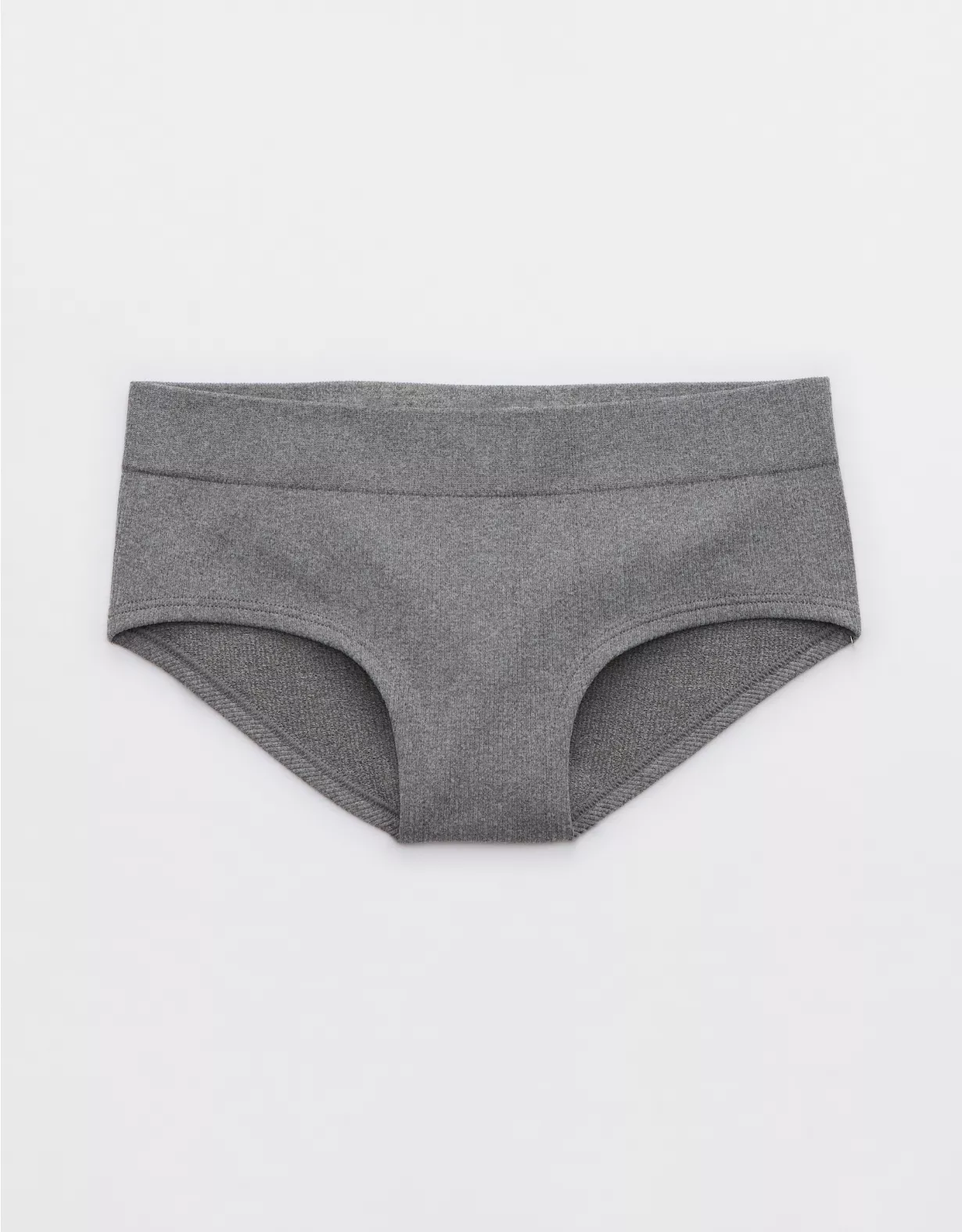Aerie Superchill Seamless Boybrief Underwear Dark Heather Gray