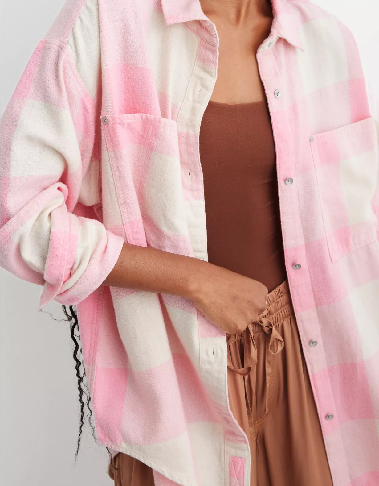 Aerie Anytime Fave Flannel Shirt