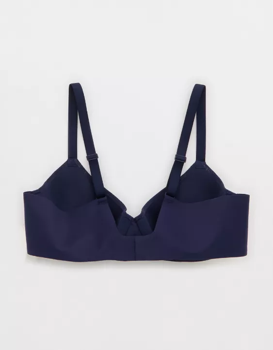 Aerie SMOOTHEZ Lace Full Coverage Lightly Lined Bra Navy - Image 4