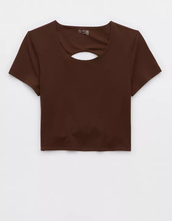 OFFLINE By Aerie Real Me Xtra Twist Back Tee - Image 3