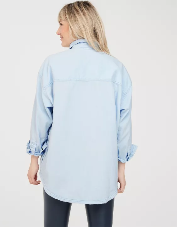 OFFLINE By Aerie Oversized Corduroy Button Up - Image 2