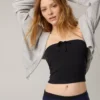 OFFLINE By Aerie Thumbs Up Heavyweight Tube Top True Black
