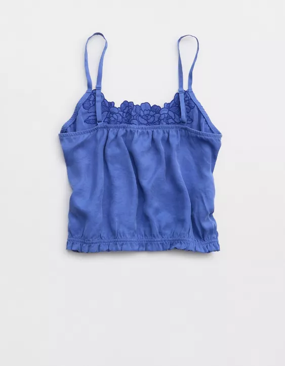 OFFLINE By Aerie You're So Smooth Tank Top Ice Blue - Image 4