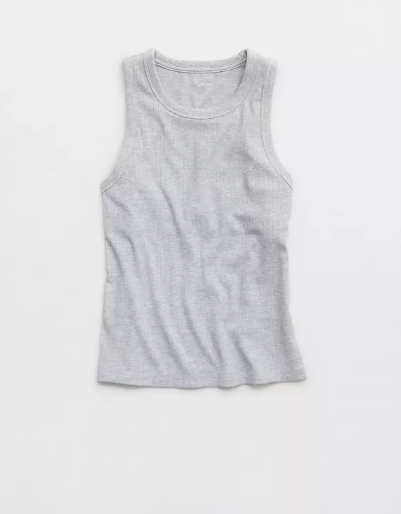 OFFLINE By Aerie Thumbs Up Heavyweight Tank Top Medium Heather Gray - Image 3