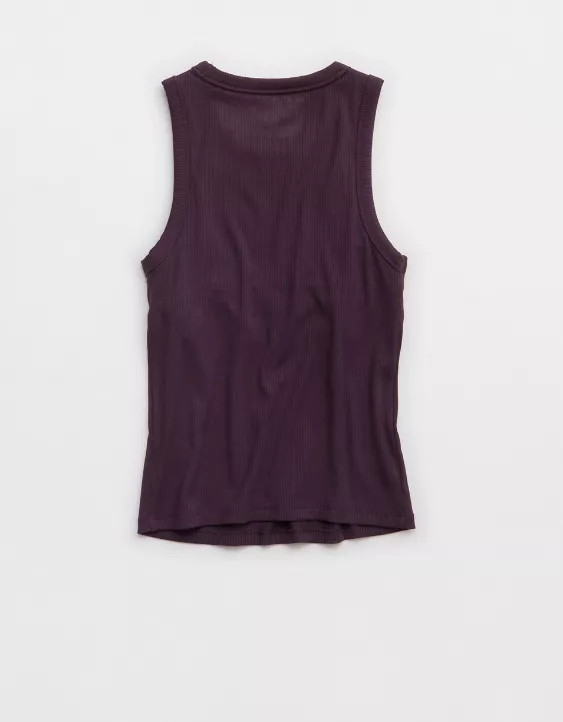 OFFLINE By Aerie Thumbs Up Heavyweight Tank Top Cool Berry - Image 4