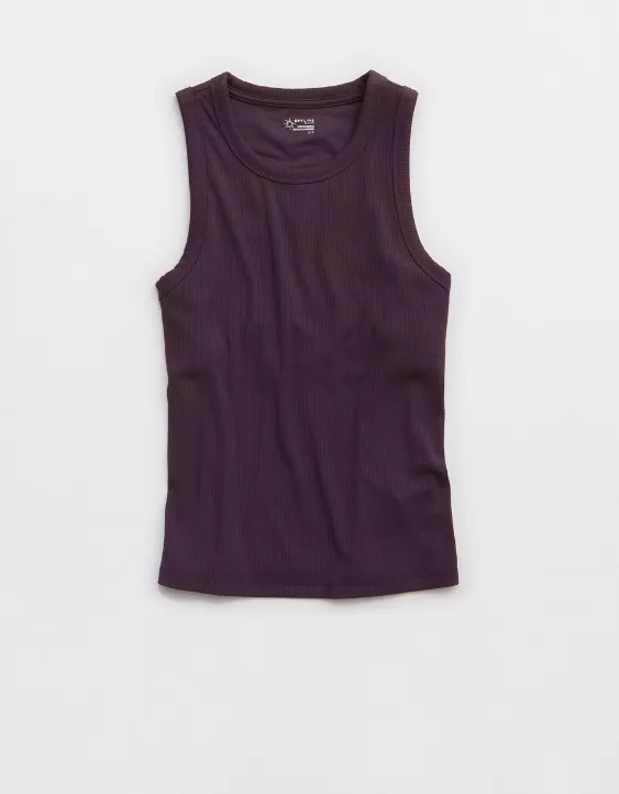 OFFLINE By Aerie Thumbs Up Heavyweight Tank Top Cool Berry - Image 3